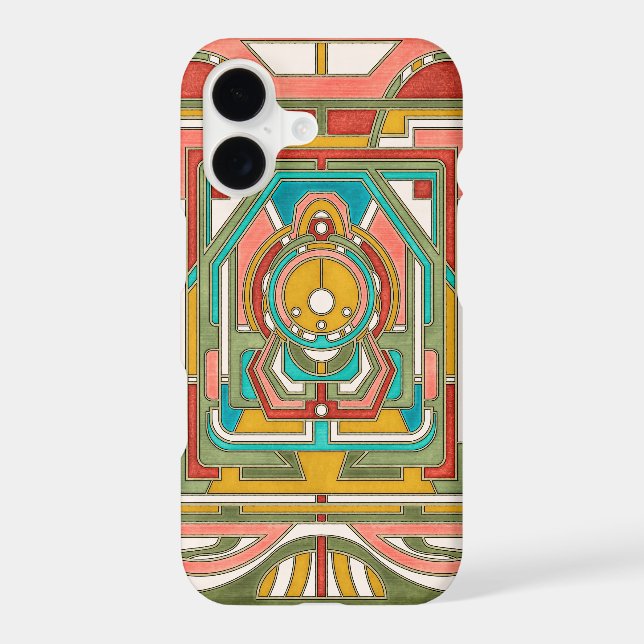 Geometric Abstract Art Nouveau / Art Deco (Back)