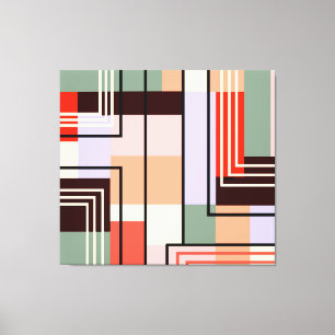 Geometric Abstract Canvas Print
