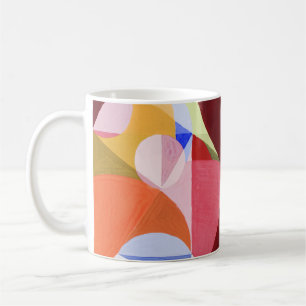 Geometric Abstract Colour Blocks Painting Coffee Mug