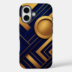 Geometric Abstract Composition iPhone 16 Case
