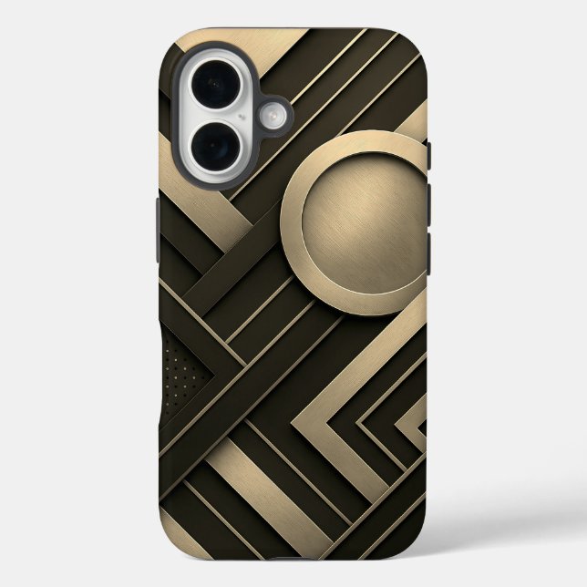 Geometric Abstract Composition Case-Mate iPhone Case (Back)