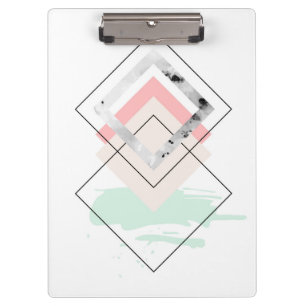 Geometric Abstract Design Clipboard