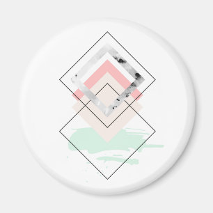 Geometric Abstract Design Magnet