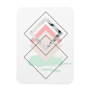 Geometric Abstract Design Magnet
