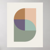 Geometric Abstract Elegant Muted Modern Minimal Poster (Front)