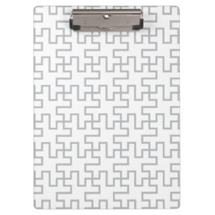 Geometric Abstract Floor Design Clipboard