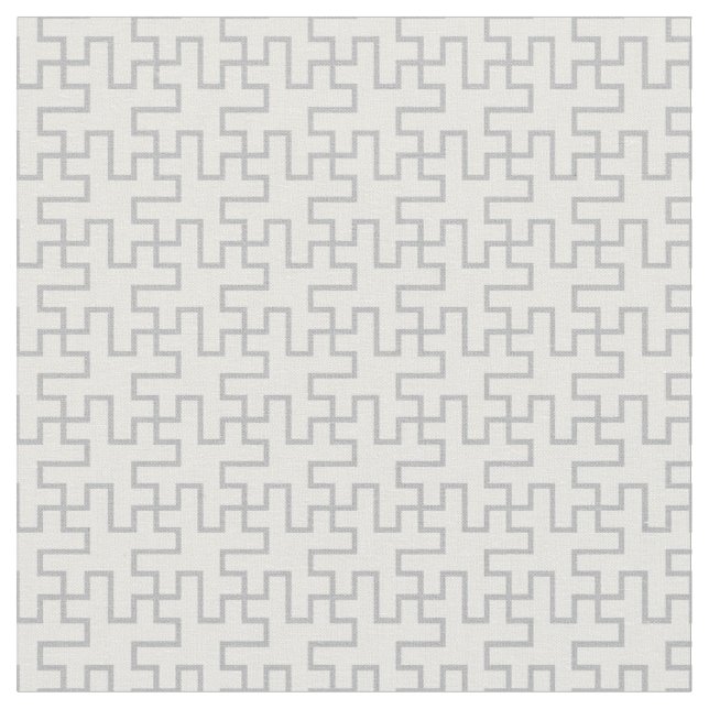 Geometric Abstract Floor Design Fabric (Close Up)