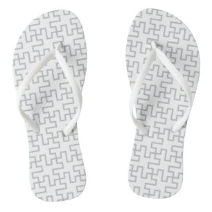 Geometric Abstract Floor Design Jandals