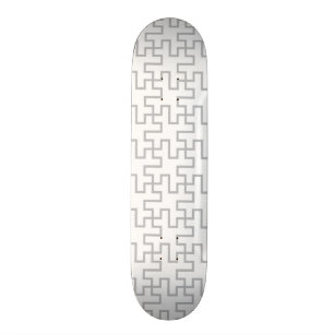 Geometric Abstract Floor Design Skateboard