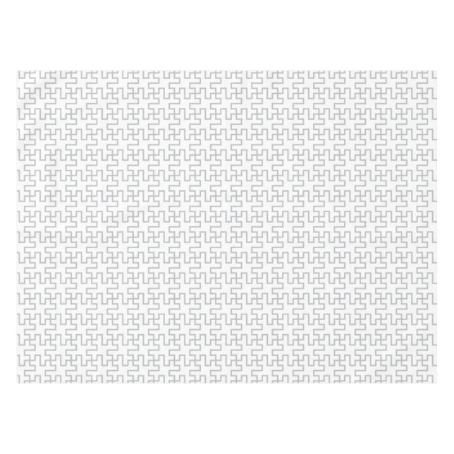 Geometric Abstract Floor Design Tablecloth (Front (Horizontal))