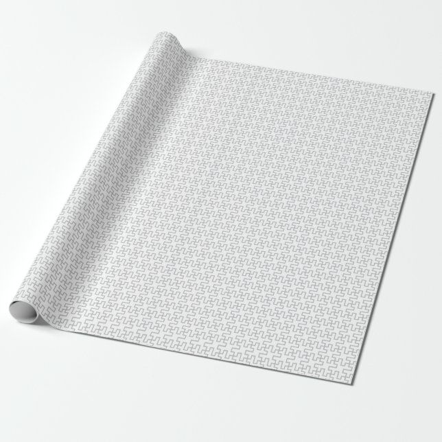 Geometric Abstract Floor Design Wrapping Paper (Unrolled)