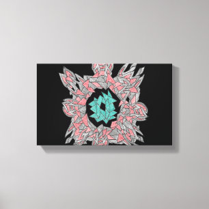 Geometric Abstract Flow Canvas