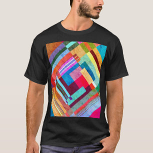 Geometric abstract, graphic colour background. T-Shirt