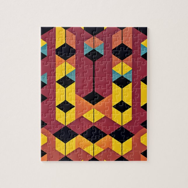 Geometric Abstract Jigsaw Puzzle (Vertical)
