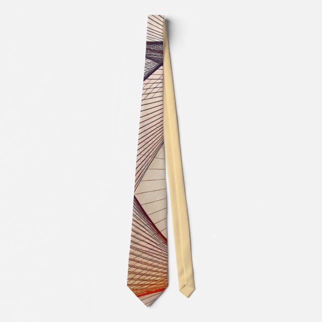 Geometric Abstract Men's Neck Tie (Front)