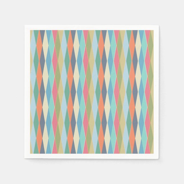 Geometric, abstract. napkin (Front)