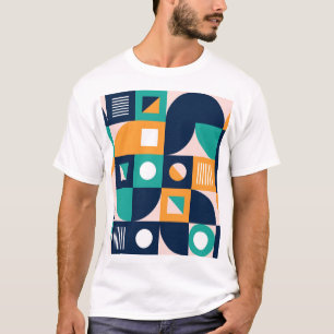 Geometric abstract pattern: colourful, modern desi T-Shirt