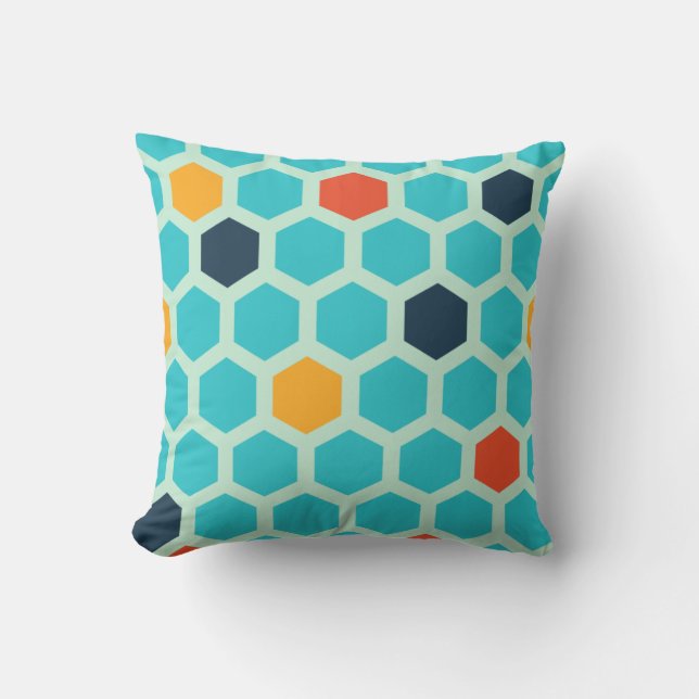 Geometric Abstract Pattern Cushion (Front)