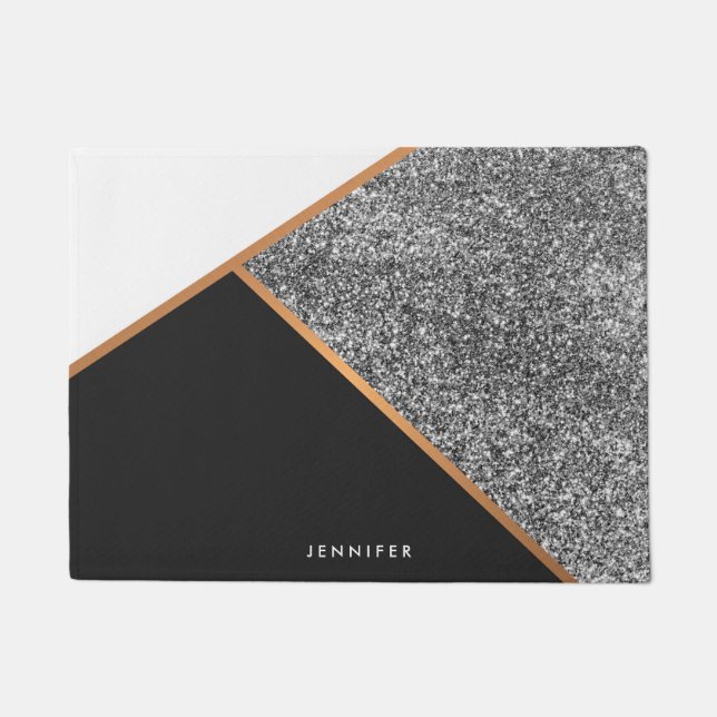 Geometric Abstract Pattern Doormat (Front)