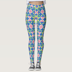Geometric Abstract Pattern Leggings