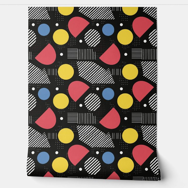 Geometric Abstract Pattern Wallpaper (Unrolling)