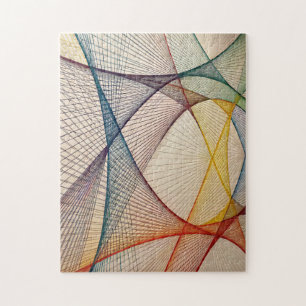 Geometric Abstract Puzzle – Colorful Fun