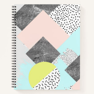 Geometric Abstract Scandi Design Notebook