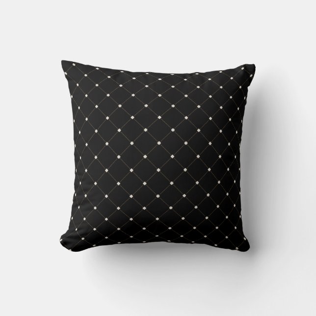 Geometric abstract seamless repeating vintage orna cushion (Front)