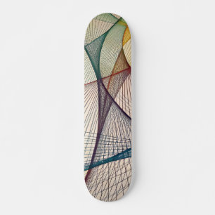 Geometric Abstract Skateboard Deck