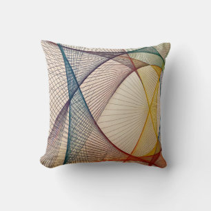 Geometric Abstract Throw Pillow