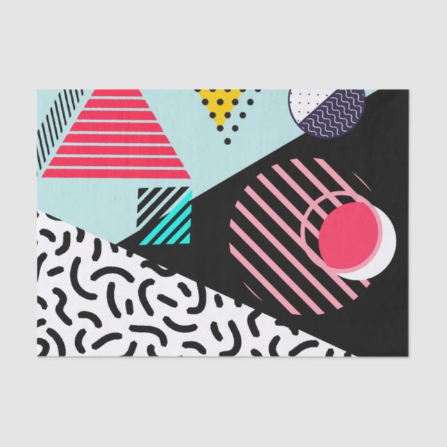 Geometric Abstract Tissue Paper (Front)