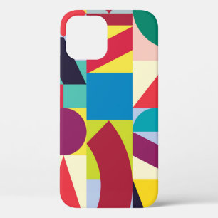 Geometric Abstract: Vintage Seamless Pattern. iPhone 12 Case