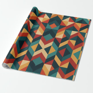 geometric abstract wrapping paper