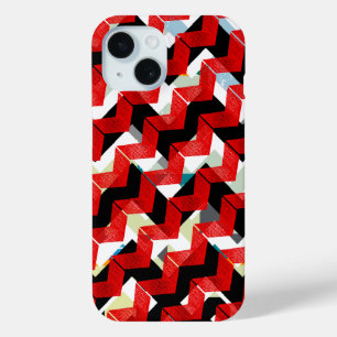 geometric abstraction iPhone 15 case