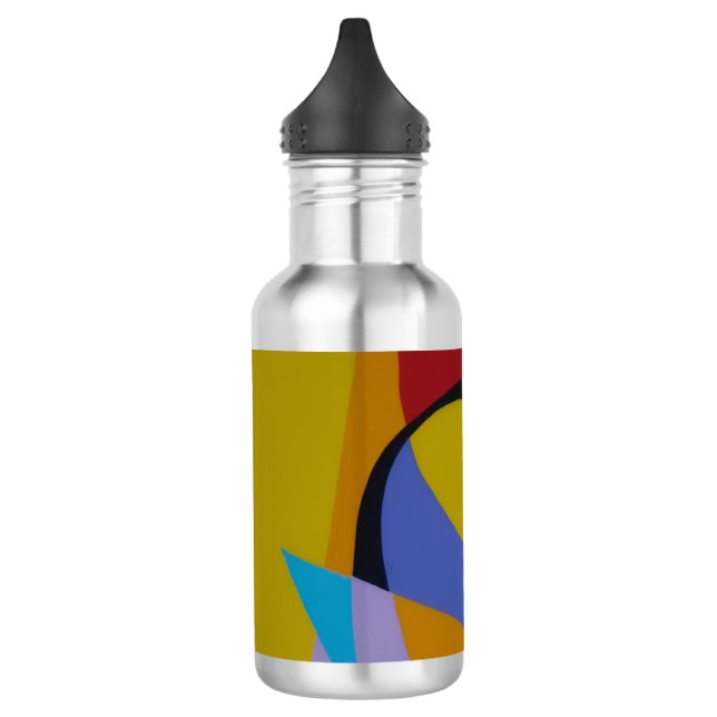Geometric Arcade Inspired Water Bottle (Left)