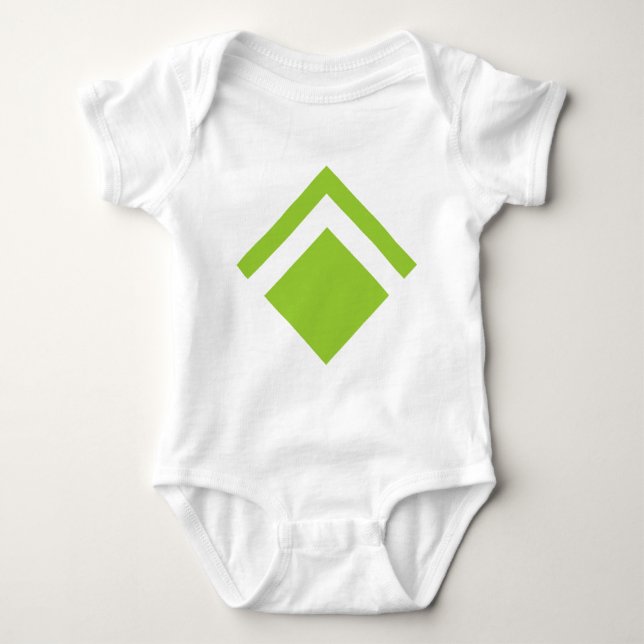 Geometric Arrow 01 Baby Bodysuit (Front)