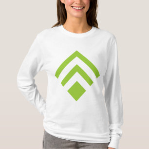 Geometric Arrow 02 - Martian Green T-Shirt