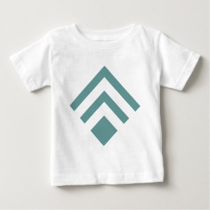 Geometric Arrow 02 - Ocean Green Baby T-Shirt