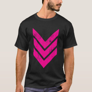 Geometric Arrow Heads Shapes 45 Degrees Lines Dist T-Shirt