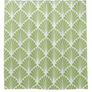 Geometric Art Deco, seamless pattern Shower Curtain