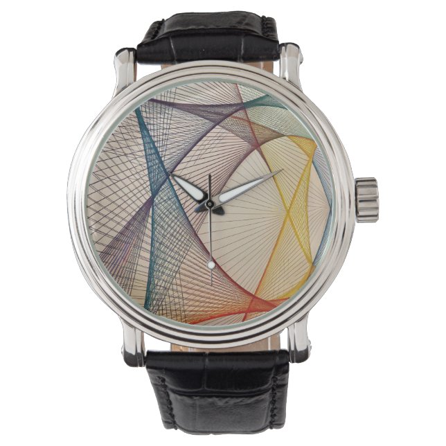 Geometric Art Designer Watch (Front)
