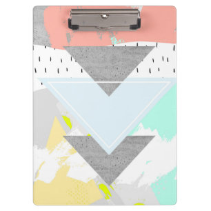 Geometric Art Print Clipboard