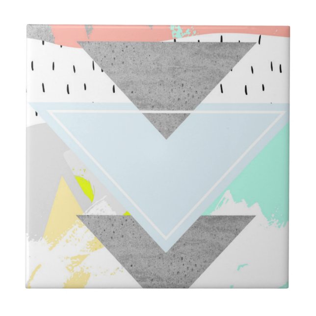 Geometric Art Print Tile (Front)