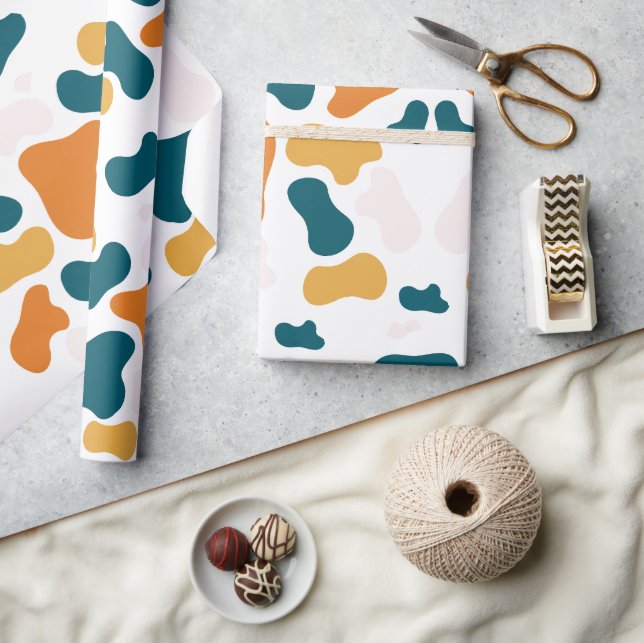 Geometric Art repeating pattern Wrapping Paper (Crafts)