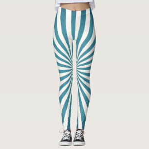 Geometric Astral Seamless Pattern Design Leggings