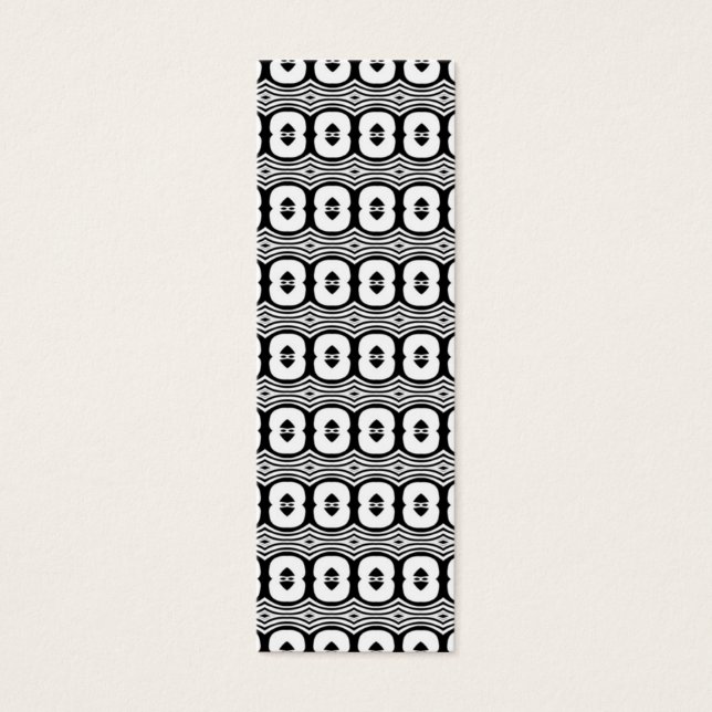 Geometric b/w Bookmark 12 (Front)