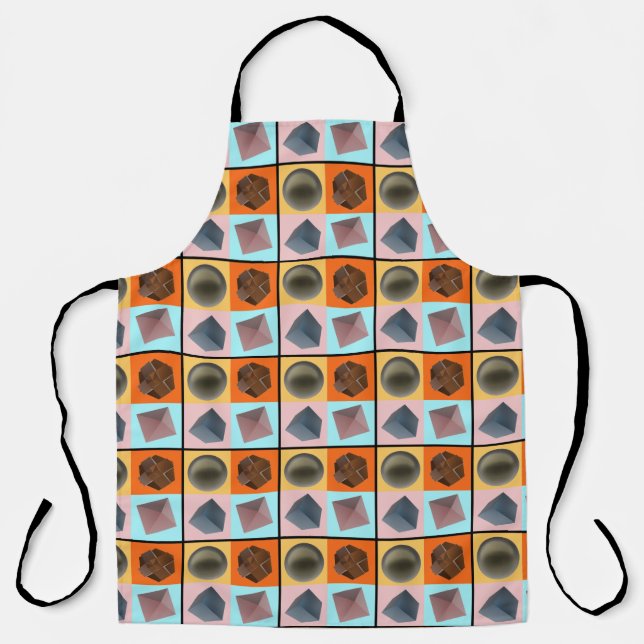Geometric balance apron (Front)