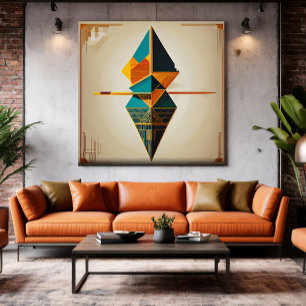Geometric Balance Canvas Print