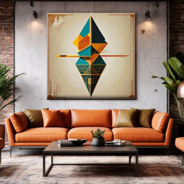 Geometric Balance Canvas Print (Creator Uploaded)
