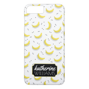 Geometric Bananas Add Your Name Case-Mate iPhone Case